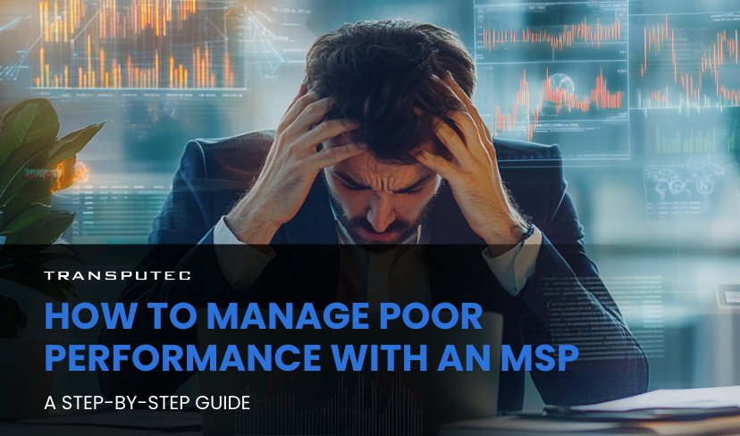 Manage Poor Performance with an MSP